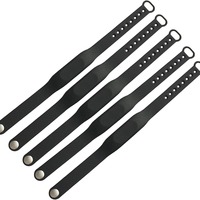 Bracelets RFID réutilisables réglables NFC 213 215 D43 D23 Bracelet extensible imprimé Paiements sans contact Portables