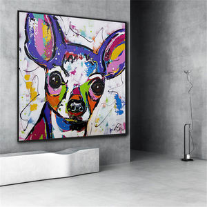 Póster <span class=keywords><strong>de</strong></span> Arte <span class=keywords><strong>de</strong></span> Animal <span class=keywords><strong>de</strong></span> Graffiti para decoración del hogar, imágenes <span class=keywords><strong>de</strong></span> pared en lienzo Pop <span class=keywords><strong>de</strong></span> calle para habitación <span class=keywords><strong>de</strong></span> bebé, <span class=keywords><strong>Pug</strong></span> - Product Image 2