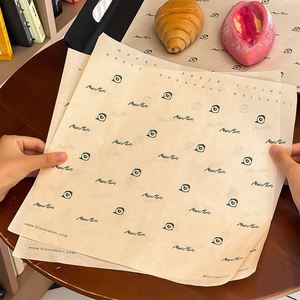 Papel de Envolver Personalizado, Biodegradable, Ecológico, de Grado Alimenticio, Resistente a la Grasa y al Agua, con Logotipo, para Sándwiches, Delicatessen y Panadería - Product Image 5