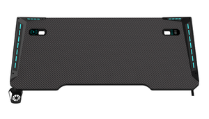 Nouveau design, bureau d'ordinateur de jeu en métal très vendu avec bandes LED, porte-gobelet et fonctions extensibles - Product Image 6