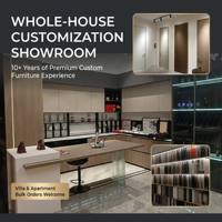 Armoires de Luxe Modernes et Durables pour la Maison, avec Cadre en Aluminium Noir LED, Penderie Personnalisée pour Chambre, Salon, Villa, Salle à Manger