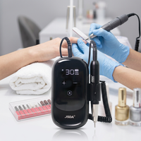 Mini perceuse à ongles professionnelle sans fil rechargeable 30000 tr/min, portable, en plastique, avec moteur à balais populaire et embout creux