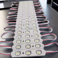 Module LED 3 LED 12V 1.5W SMD 2835 étanche avec lentille, injection de signe lumineux, blanc 7015 10000K
