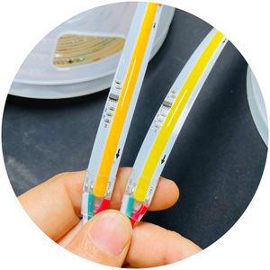 Trong nhà IP20 dòng nước Dotfree Neon <span class=keywords><strong>LED</strong></span> Strip 360chip COB <span class=keywords><strong>LED</strong></span> dải ánh sáng 90 CIR nước chạy COB <span class=keywords><strong>LED</strong></span> Strip 24V cho ADV - Product Image 2