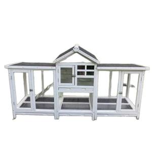 Cabaña de lujo de madera maciza para mascotas, impermeable, para exteriores, Villa, jaula para pájaros y palomas para perro, gato, hámster, casa de madera elegante - Product Image 5