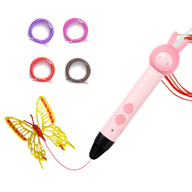 2024 nouveau stylo imprimante 3d interactif 3d dessin stylo dessin jouet enfants 3d stylo impression imprimante avec multi filament