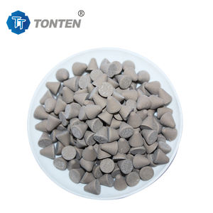 Un abrasif conique en résine utilisé comme élément roulant pour les bagues de roulement pour éliminer l'<span class=keywords><strong>échelle</strong></span> traitée thermiquement - Product Image 1