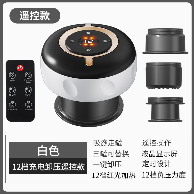 Modelo de mando a distancia blanco con 12 niveles de carga.