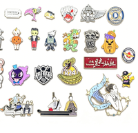 Broches durables en alliage de zinc avec émail souple, badges métalliques personnalisés avec logo pour la décoration quotidienne et les cadeaux de festival