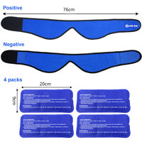 Shanghai Xiyi Therapy Support Enveloppe de gel réutilisable chaud et froid 35x12cm Modèle XY-CP21K Soulagement de la douleur Récupération des blessures