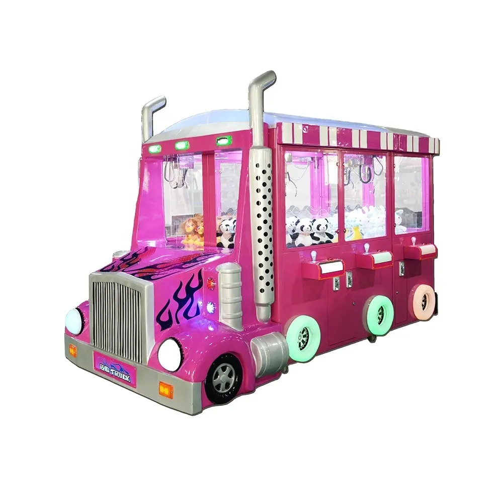 2021 big truck doll catcher arcade claw crane machine for sale
