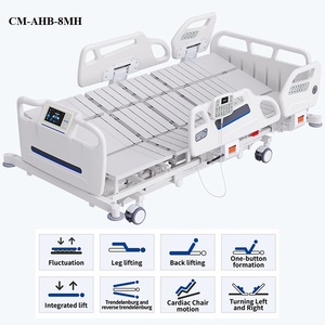 Cama de Hospital Eléctrica de 8 Funciones para Cuidados Intensivos, Cama de Paciente Eléctrica para Cuidados a Largo Plazo con Control de Enfermería - Product Image 3