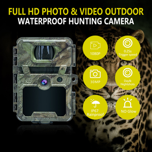 Fotocamera da <span class=keywords><strong>Caccia</strong></span> Portatile con Doppia Lente 4K 32MP, Visione Notturna a Infrarossi, Impermeabile IP66 per Tracciamento Fauna Selvatica - Product Image 2