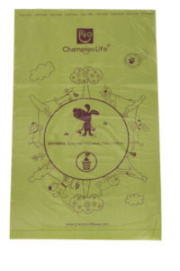 Eco-Friendly Biodegradable Green Doggie Waste Dog That Are Biodegradable Bone Shape Print Poop Bags OEM ODM - Product Image 5