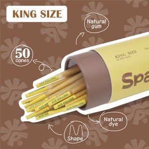 Papiers à rouler en chanvre bio King Size Slim, non blanchis, à bords gommés, combustion uniforme, marque privée, directement de l'usine chinoise - Product Image 4