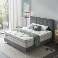 OEM ODM matelas à ressort de poche de luxe échantillon gratuit matelas personnalisé en latex mousse à mémoire de forme dans une boîte