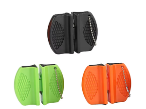 Schmetterling Mini 2-in-1 Outdoor Tragbarer Edelstahl-Keramik Umweltfreundlicher Mehrstufiger Manueller Messerschärfer - Product Image 4