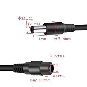12V DC Power Splitter CABLE ตัวเชื่อมต่อตัวเมียอะแดปเตอร์<span class=keywords><strong>2</strong></span>/<span class=keywords><strong>3</strong></span>/4/5/6/8ทางยาว5.5x2.1มม. 40ซม. - Product Image 4