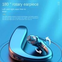 Écouteurs sans fil à oreille unique Casque réel sans fil LED JL Casque universel suspendu à l'oreille Sports Running Song Listening