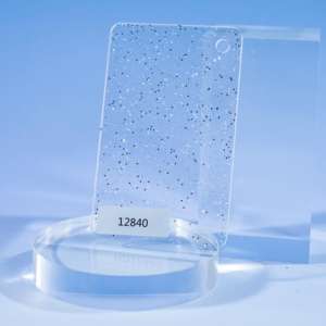 Feuille acrylique jaune clair scintillante semi-transparente jaune citron motif macaron gelée découpe laser disponible origine américaine - Product Image 5