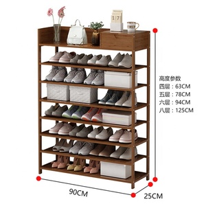 Armario <span class=keywords><strong>de</strong></span> madera para zapatos, aparador <span class=keywords><strong>de</strong></span> pecho, estante <span class=keywords><strong>de</strong></span> almacenamiento, puertas altas, Torre - Product Image 3