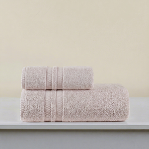 Fluffy Cotton <b>Bath</b> <b>Towel</b> <b>Set</b> Solid Color Rectangle Woven Home Use Adult Machine Wash - Product Image 1