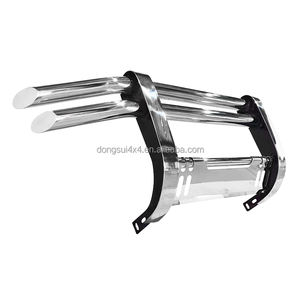 Parachoques delantero de acero inoxidable elegante fácil de combinar con luces LED, accesorio fuerte para coche todoterreno para Lc200 Toyota Nissan Ford jeep - Product Image 3