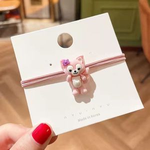 Coleteros de Muñeca de Dibujos Animados, Colores Surtidos, Bandas Elásticas de Resina Plástica para Uso Diario de Niños - Product Image 4