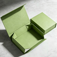 Boîte d'emballage de parfum élégante en papier rigide pliable personnalisée avec fermeture magnétique pour vêtements et cadeaux