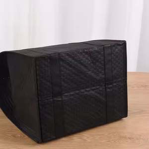 Sacs isothermes personnalisés à bas prix, écologiques, jetables, non tissés, pour plats à emporter, avec poignée souple et isolation en feuille d'aluminium - Product Image 3