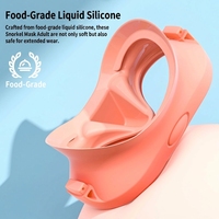 Masque de plongée en silicone pliable, tuba pliable, ensemble deux pièces, étui de rangement portable, lunettes de plongée enroulables, équipement de natation
