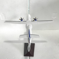 Modelo de Avión de Resina Fundida a Presión a Escala 1/100 de 27 cm de US-Bangla Airlines ATR 72-600 con Hélice
