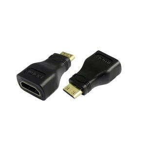 Adaptateur HDMI - Adaptateur femelle vers mini HDMI, permet la connexion de périphériques avec deux formats, idéal pour les transmissions - Product Image 1