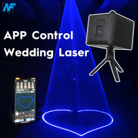 Proyektor Laser Animasi Mini RGB 5W Kompatibel IOS Android Nirkabel APP Lampu Kubus Laser 3D Sumber Sinar LED
