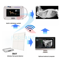 Équipement radioactif à rayons X de poche vétérinaire médical Système DR pour animaux Hôpital vétérinaire Machine à rayons X numérique portable