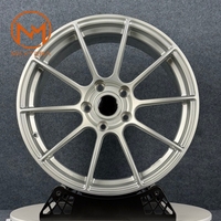 Jantes de voiture de tourisme Maxtera forgées sur mesure en argent style SM-10RS pour BMW Porsche Audi Golf Corvette Civic TypeR S2000, jantes en alliage