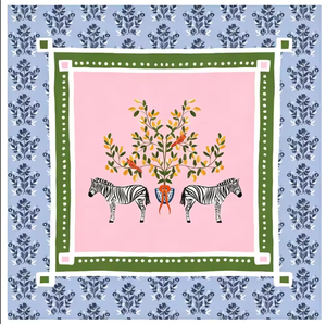 Kedatangan Baru Lukisan Minyak Vintage Alas Mahjong Amerika Motif Bunga Gelap & Penuh Pesona Cetakan Peony & Mawar Alas Felt Anti Selip Grosir - Product Image 2