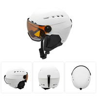 Meilleur casque de snowboard personnalisé de style cool avec sangle à lunettes Équipement de sport d'extérieur d'hiver pour adultes Ski