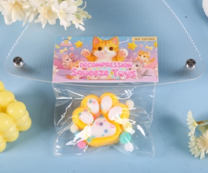 Jouets Squishy Patte de Chat, Balle Sensorielle Anti-Stress Douce pour Adultes et Enfants, Jouets Squishy Nouveauté Patte de Chat - Product Image 5