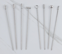 Pics à cocktail personnalisés en acier inoxydable 18/8 304 Bâtonnets à mélanger en métal pour boissons à Martini avec épingle à fruits Bâtonnets Outils de bar