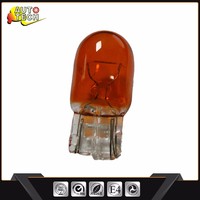 Nouvelle ampoule halogène T20 W21W W21/5W à vente directe d'usine, la plus vendue, pour clignotant, mini-lumière à cale 12/24V, résistante aux chocs