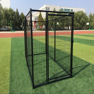 Gros extérieur en métal en fer grand grand piège à chien assemblé empilable <span class=keywords><strong>cage</strong></span> de chute à vendre - Product Image 3