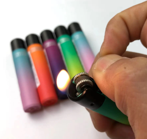 Bán Buôn Biểu Tượng Tùy Chỉnh UV In Trắng Nhẹ Hơn Tái Sử Dụng Clip Nhựa Đá Lửa Mềm Ngọn Lửa Khí Khuyến Mại Giá Rẻ Thuốc Lá Phụ Kiện - Product Image 6