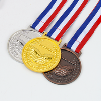 Vente en gros Design Médaille de sport en métal personnalisée en alliage de zinc vierge