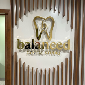 Logo aziendale parete segno lettere in acciaio inox parete 3d Logo segno negozio di lettere in metallo anteriore spazzola argento segno 3d - Product Image 4