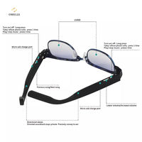 Lunettes de soleil intelligentes polarisées d'extérieur pour l'équitation Sport Audio Lecture de musique Casque intelligent Appel téléphonique Lunettes intelligentes avec Bluetooth