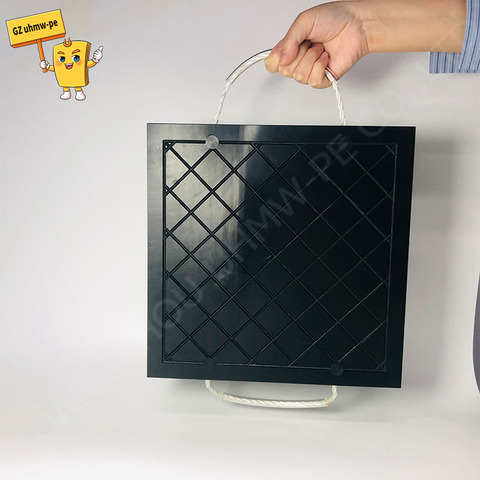 Best Crane Mat Customized Square Anti-Slip Anti-UV Crane Truck Outrigger Pad Cutting Service 5-300 Tons Capacity Custom Size