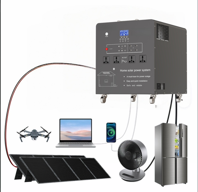 High Quality 500W 1000W 3000W Lead-acid Portable Station Fast Charging High Capacity 697500Mah Outdoor Mobile Solar Solar Panel