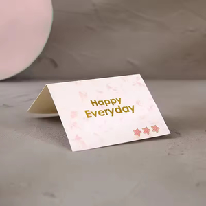 Tùy Chỉnh Có Thể Gập Lại Cảm Ơn Bạn Thẻ Phước Lành Kỳ Nghỉ Chúc Mừng Chúc Mừng Chúc Mừng Sinh Nhật Lời Chúc Tốt Nhất Giấy Thẻ Quà Tặng In Ấn - Product Image 3
