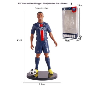 Figurine d'action en PVC XR Football Star pour la décoration <span class=keywords><strong>de</strong></span> bureau – Modèle <span class=keywords><strong>de</strong></span> <span class=keywords><strong>poupée</strong></span> Ronaldo, Neymar, Mbappé - Product Image 2